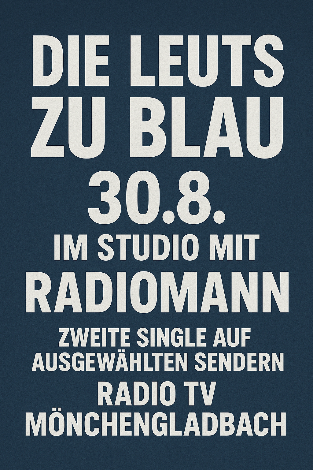 Radio TV Mönchengladbach präsentiert exklusiv die neue Single!